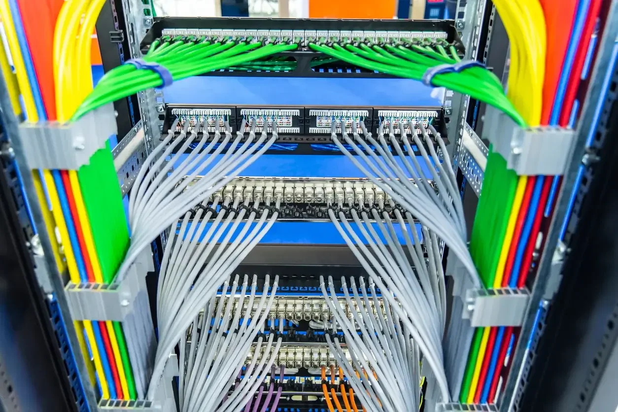 Structured cabling installation with fiber optic cabling for commercial building Nigeria — Fronthill Controls