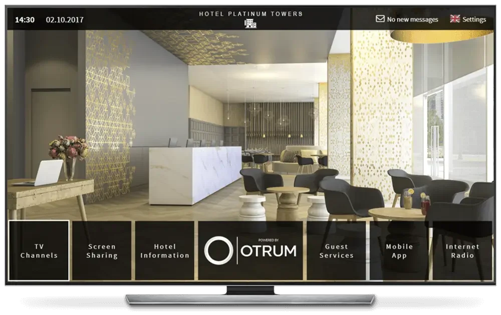 FrontHill Controls interactive hotel IPTV system — hotel IPTV installation for smart modern hotels in Lagos and Abuja Nigeria